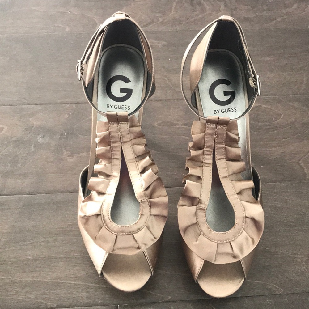 Guess Gold Fancy High Heels